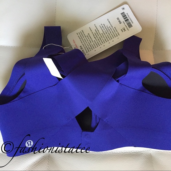 NWT TANZ TANZANITE BLUE ENLITE BRA LULULEMON - Picture 3 of 6